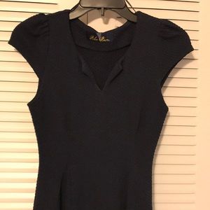 Navy Blue Cocktail Dress